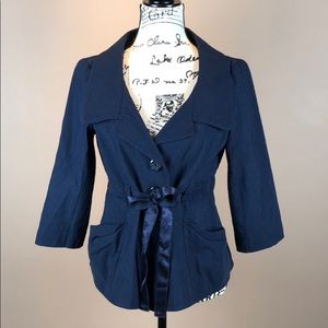 Nanette Lepore Come Together Jacket in Indigo